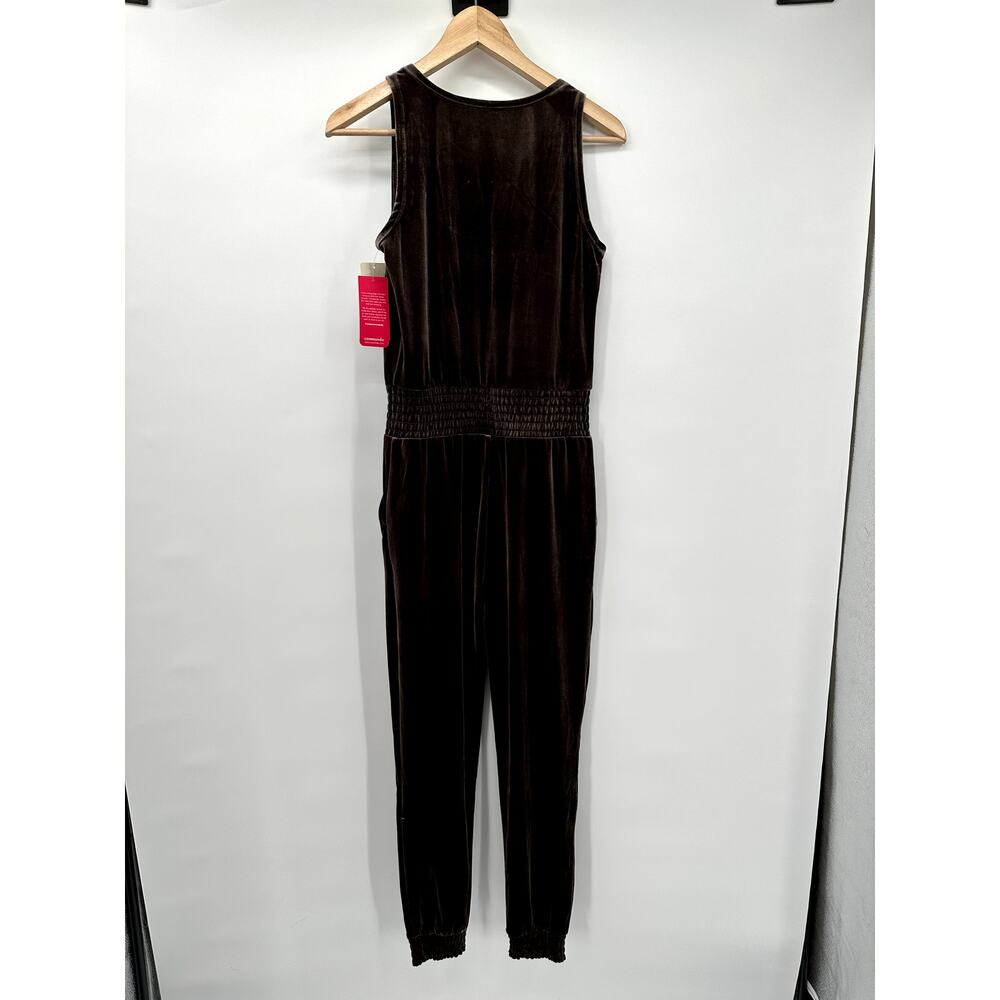 COMMANDO NWT Brown Velvet Tank Jumpsuit // XS - Picture 12 of 12
